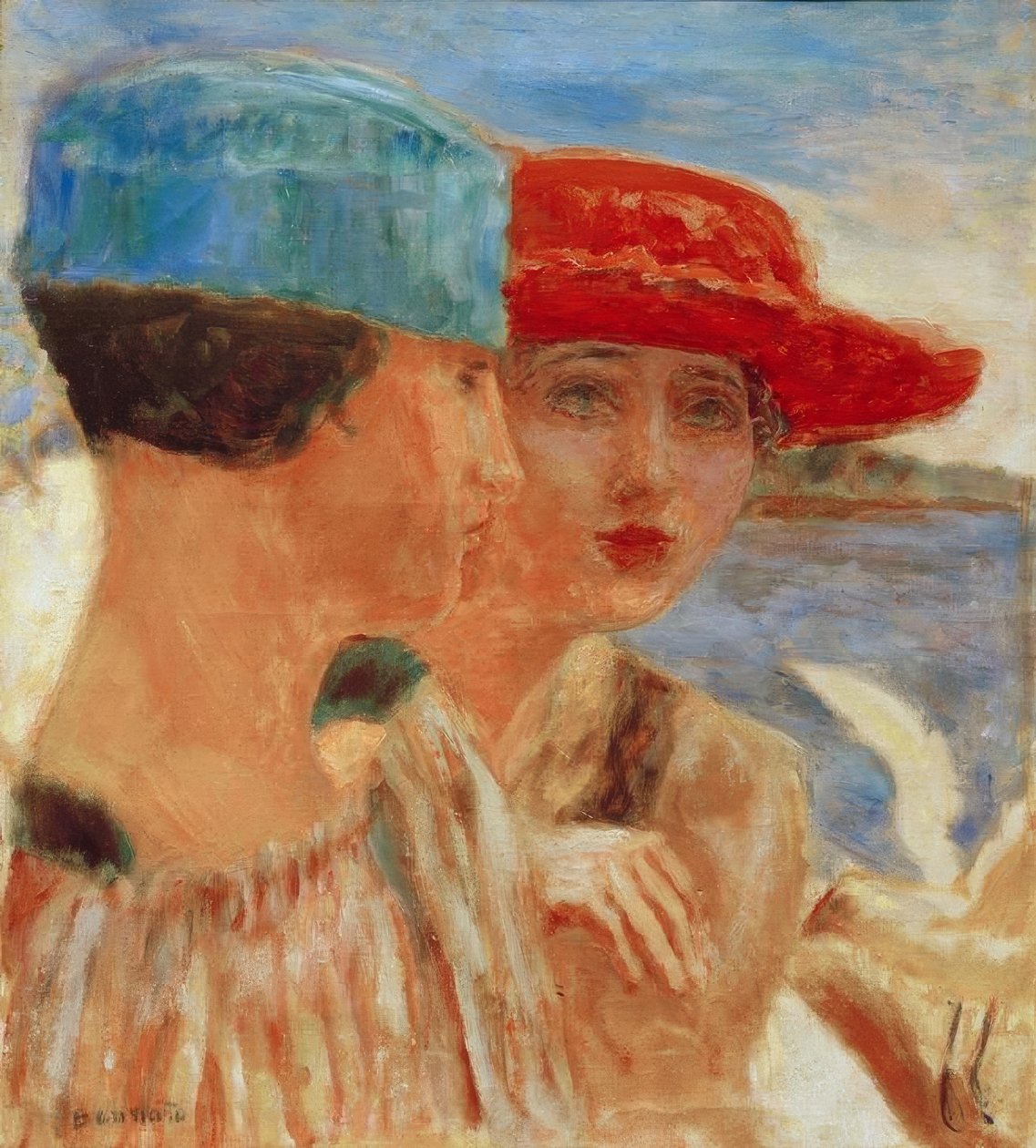 Nuoret tytöt lokkien kanssa tekijältä Pierre Bonnard