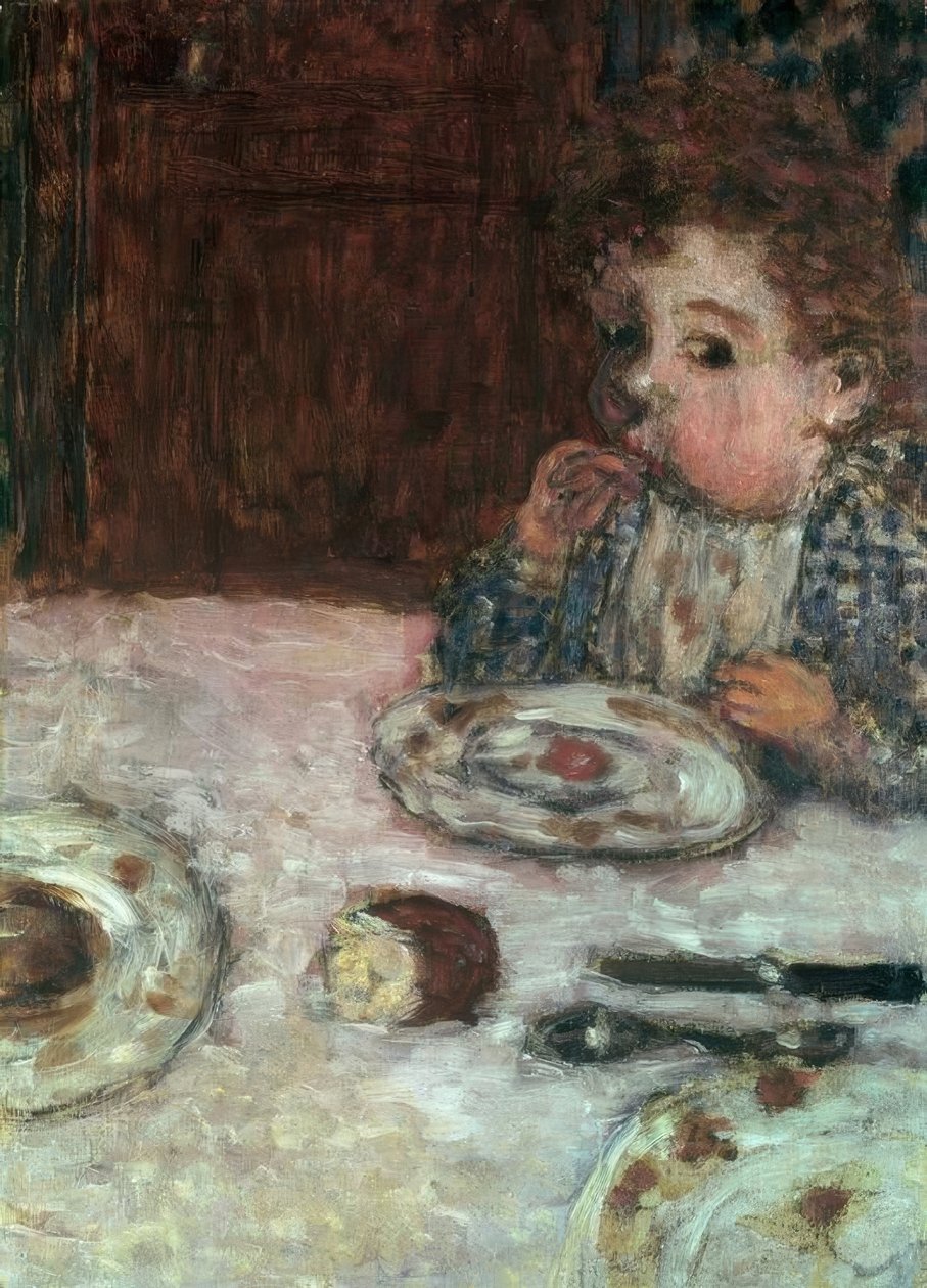 Lapsi aamiaisella tekijältä Pierre Bonnard