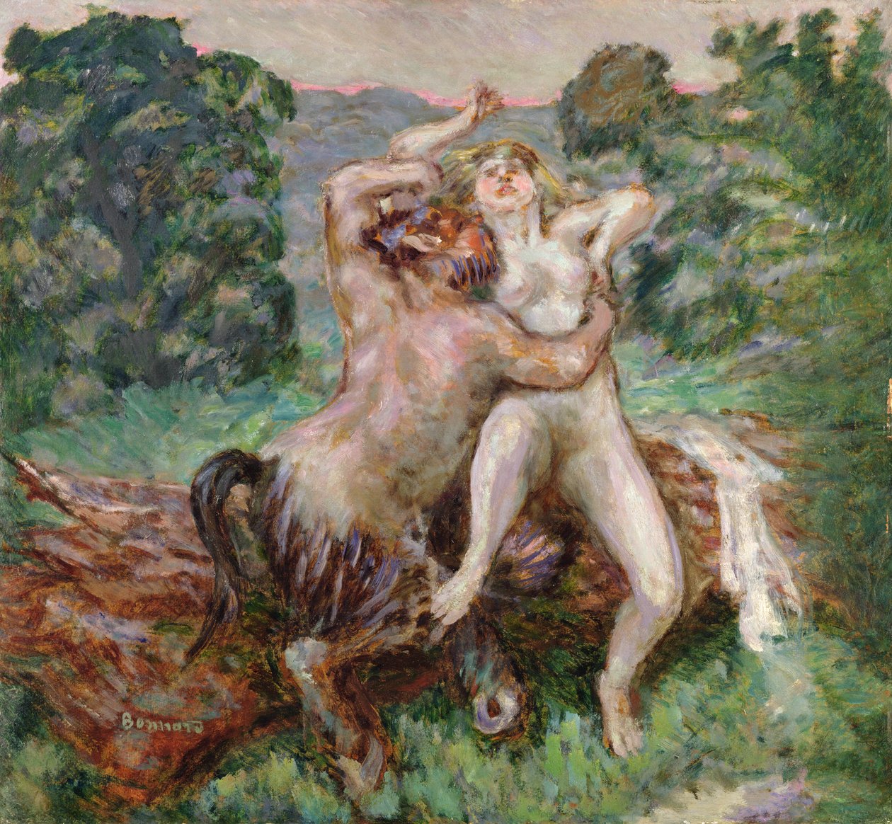 Iltapäivä faunille tekijältä Pierre Bonnard