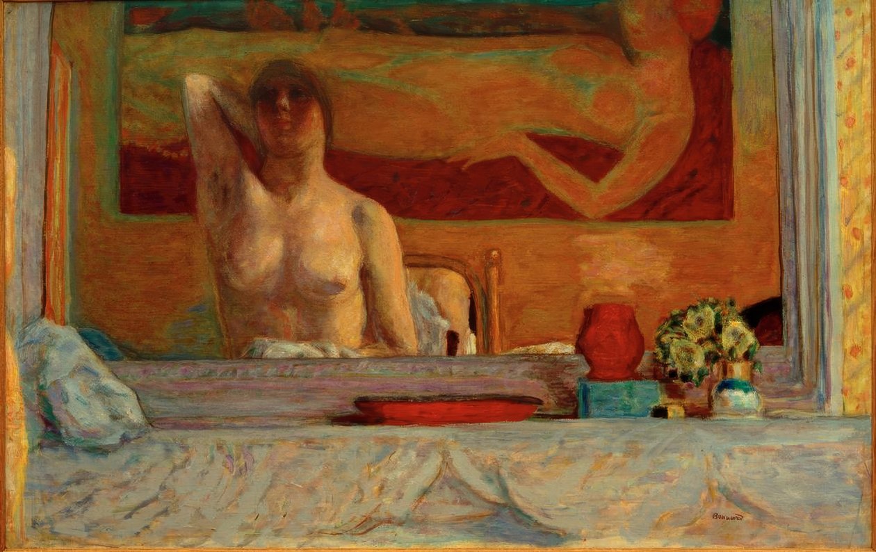 La Cheminée (nainen wc:ssä) " tekijältä Pierre Bonnard