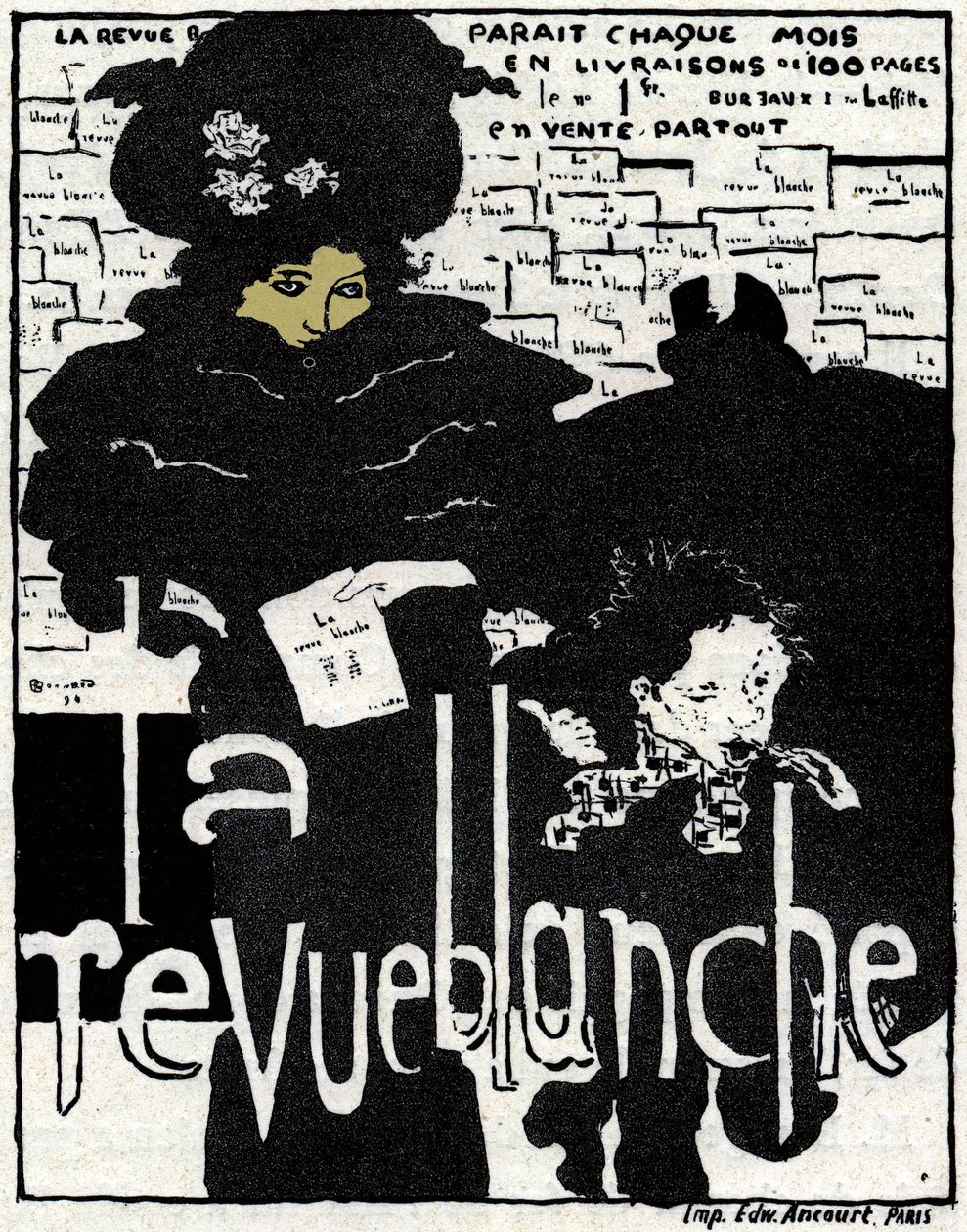 The White Revue, 1896 tekijältä Pierre Bonnard