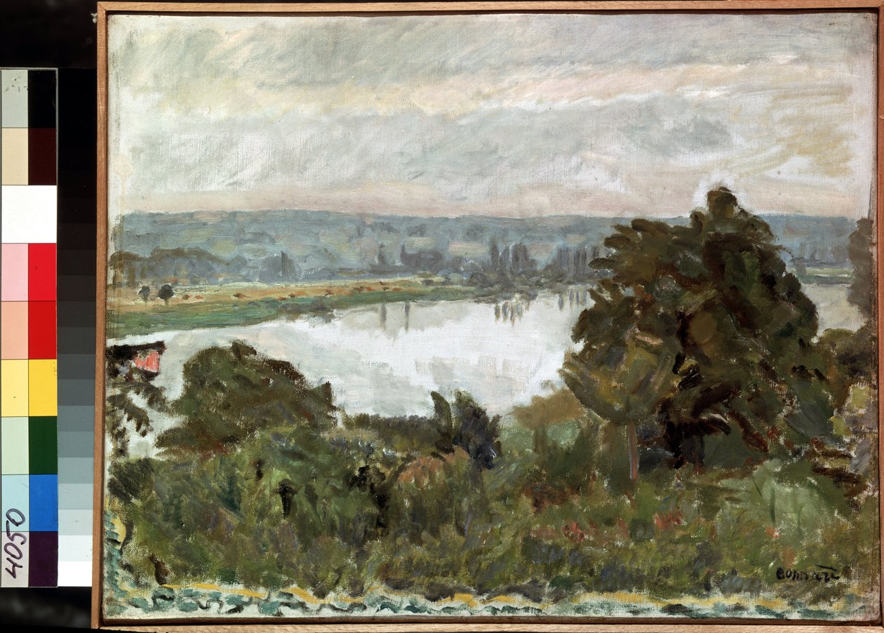 ""Seine lähellä Vernonia"" (Seine lähellä Vernonia) Pierre Bonnardin maalaus (1867-1947) 1911 Mitat 41x52 cm Eremitaaši, Pietari (Pietari) tekijältä Pierre Bonnard