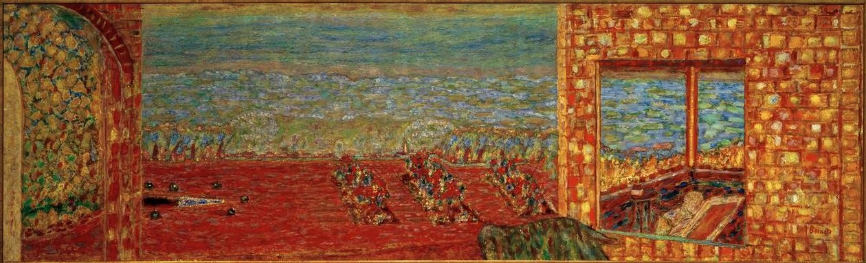 La Terrasse ensoleillée tekijältä Pierre Bonnard