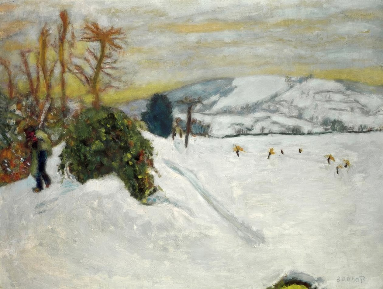 Lunta Grand-Lempsissä (Lumia Dauphinéssa) tekijältä Pierre Bonnard