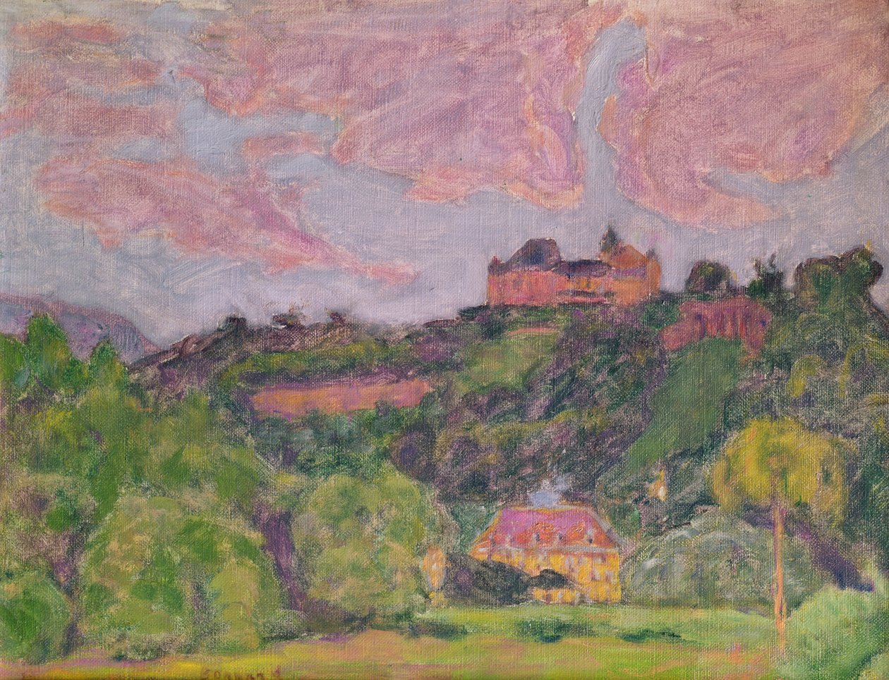 Maisema Uriagessa tekijältä Pierre Bonnard