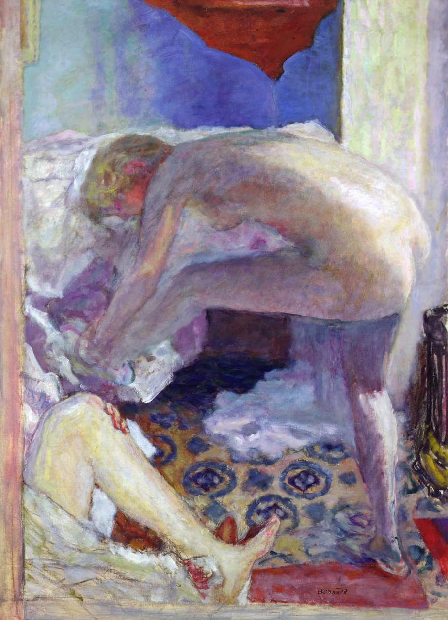 Nudefinnish azul grande tekijältä Pierre Bonnard