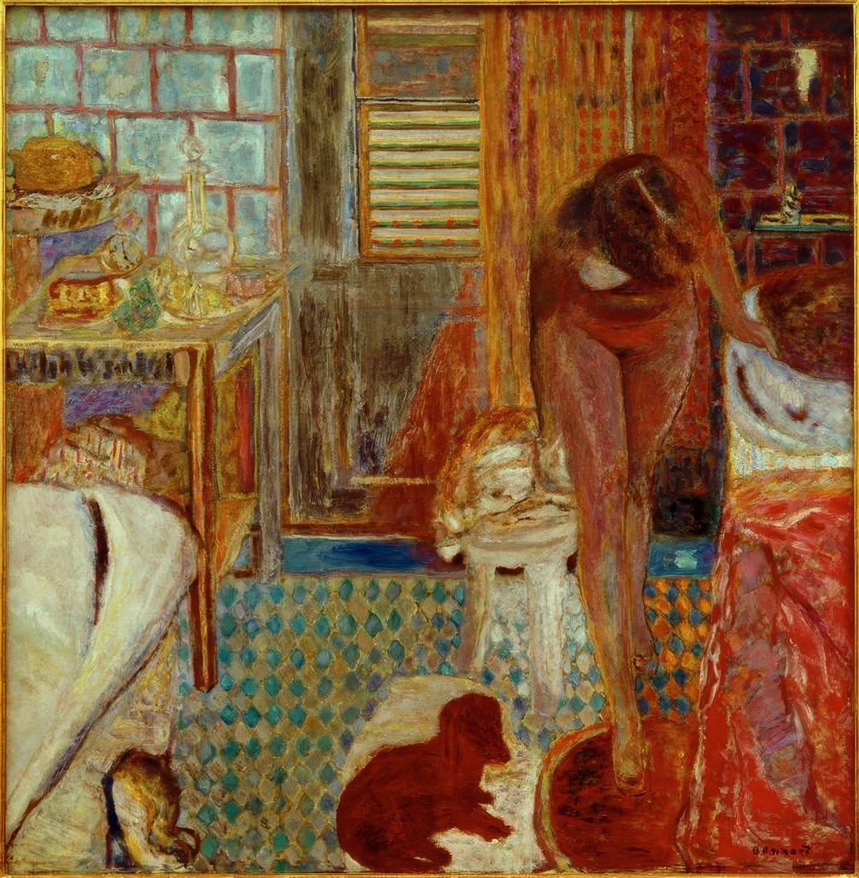 Le Cabinet de toilette tekijältä Pierre Bonnard