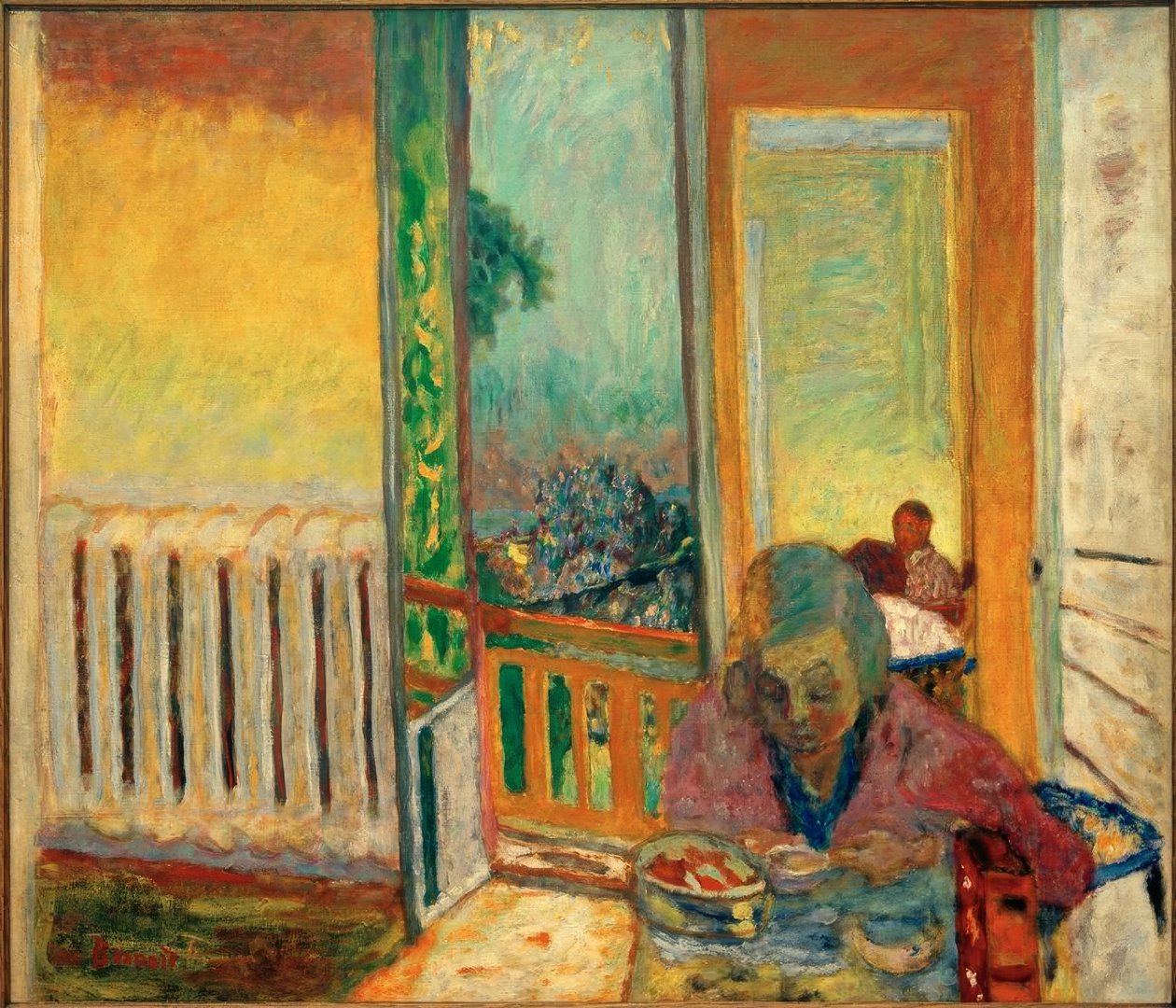 Aamiainen patterilla tekijältä Pierre Bonnard