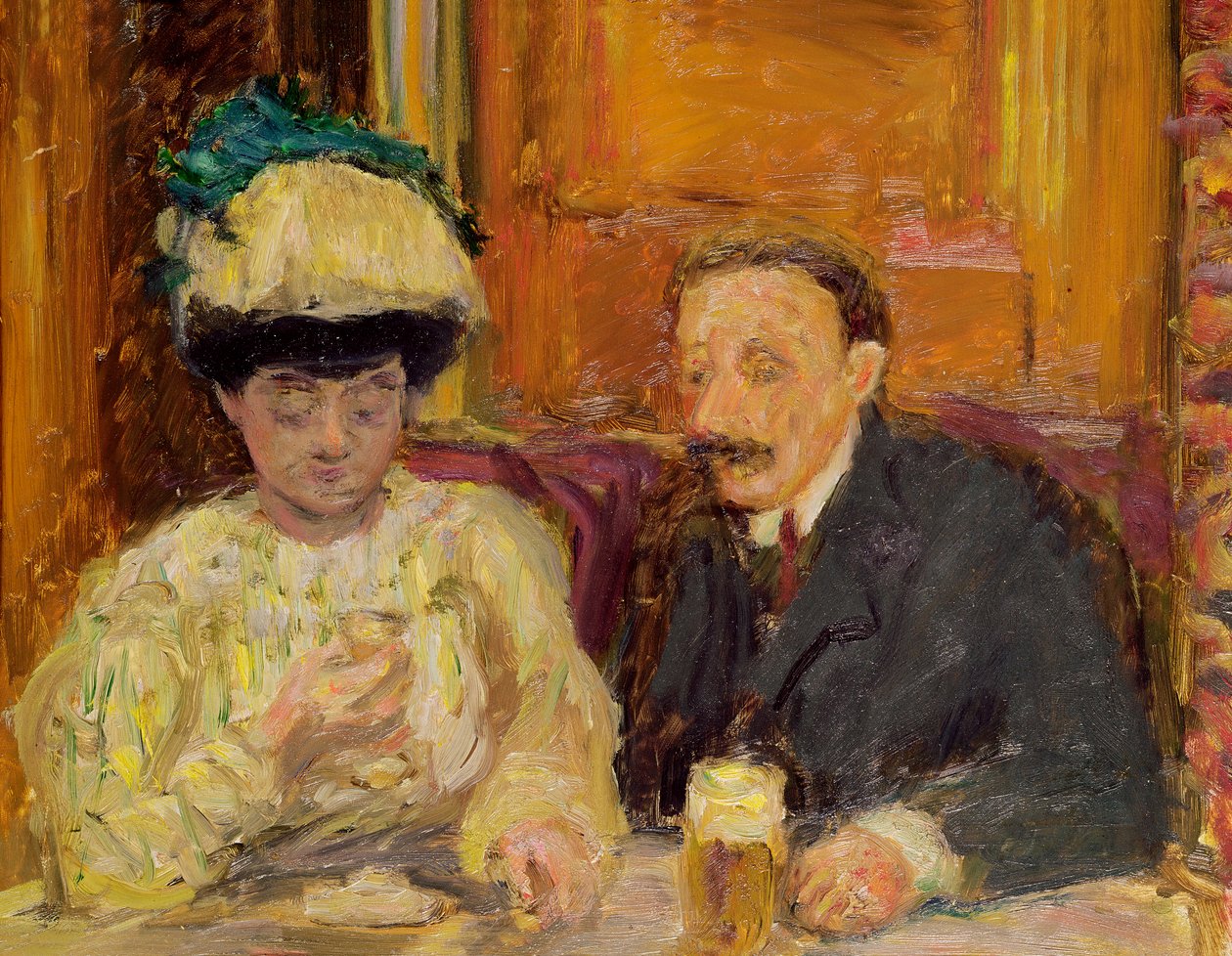 Pieni kahvila, 1900 tekijältä Pierre Bonnard