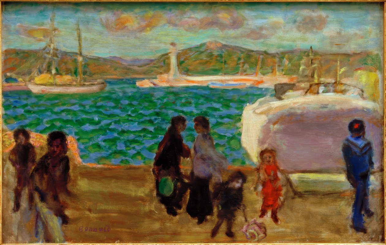Sumuinen kuilu (mistraalinen taivas) tekijältä Pierre Bonnard