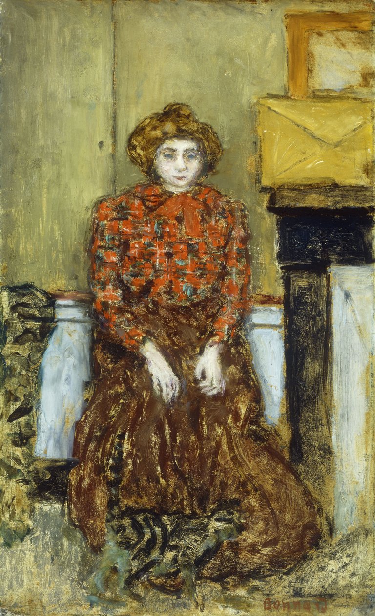 Marthe, n. 1896 (öljy aluksella) tekijältä Pierre Bonnard