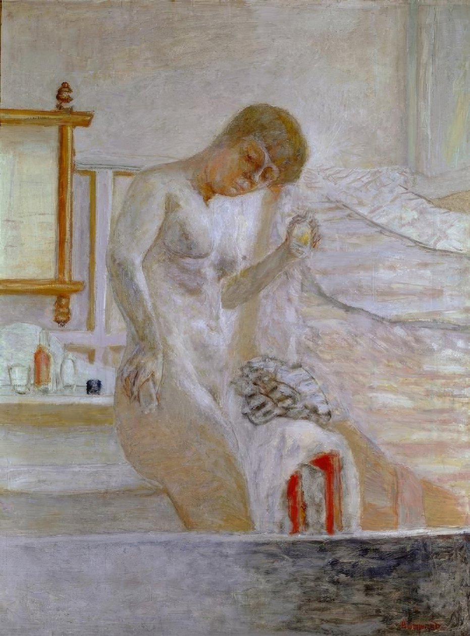 Nu debout à la wc tekijältä Pierre Bonnard