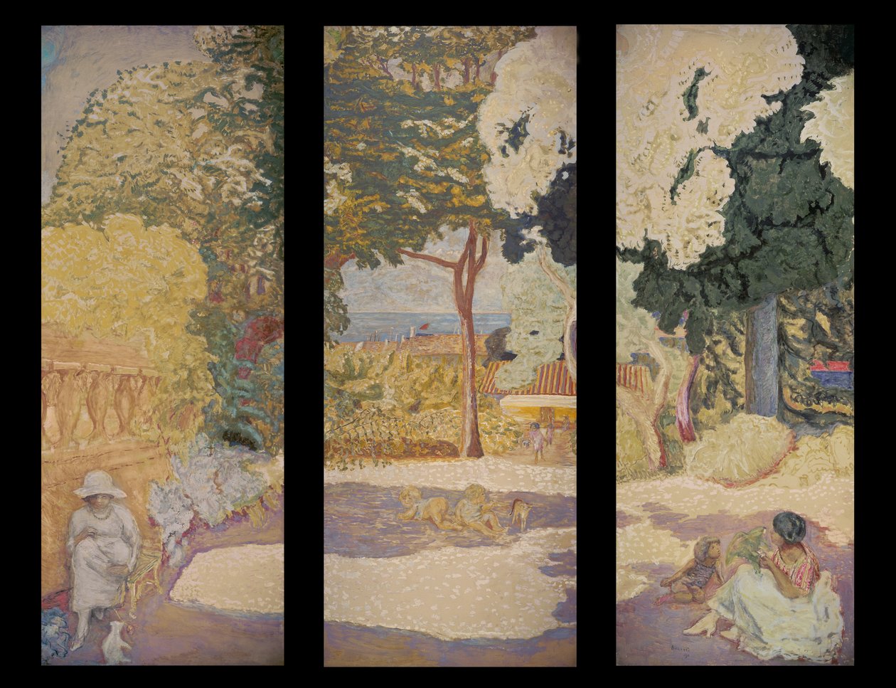 Välimerellä (triptyykki) tekijältä Pierre Bonnard