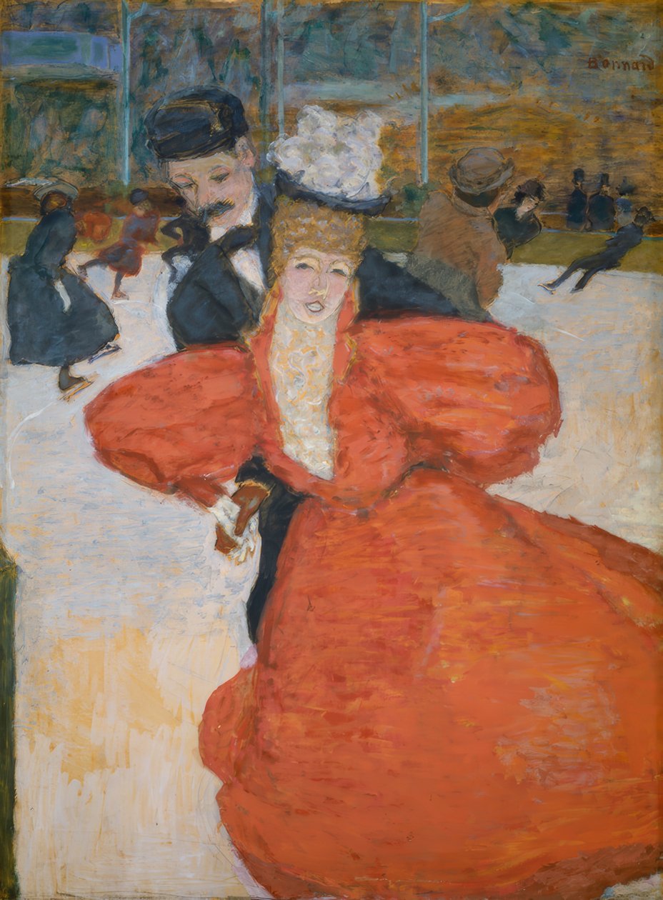 Palais des glaces, tai Les patineurs tekijältä Pierre Bonnard