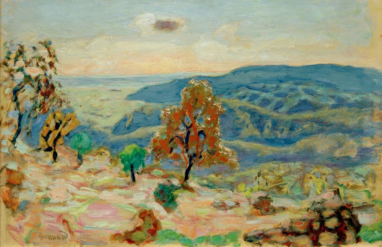 Paysage de montagne tekijältä Pierre Bonnard
