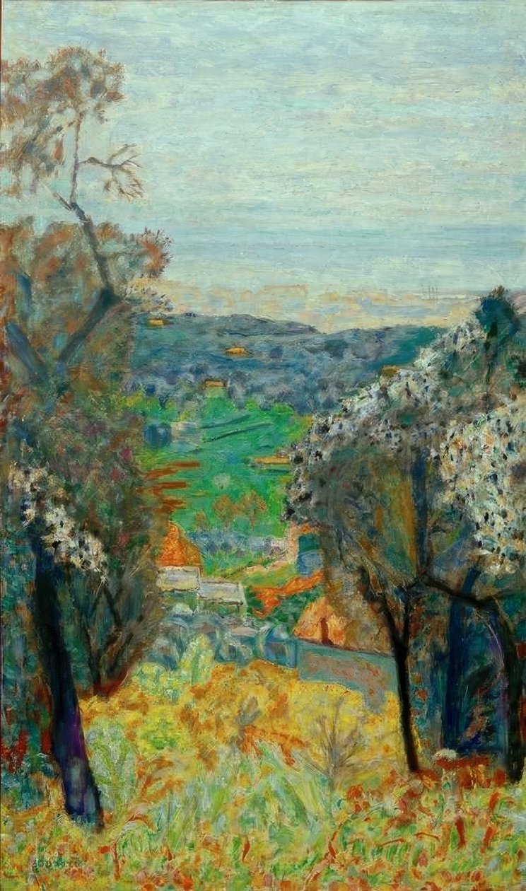 Cannet maisema tekijältä Pierre Bonnard