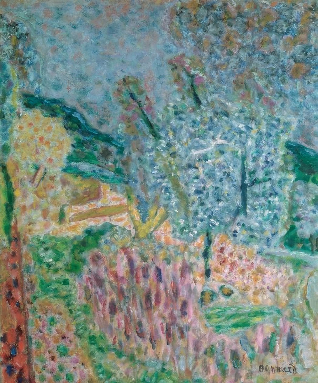 Cannet maisema tekijältä Pierre Bonnard