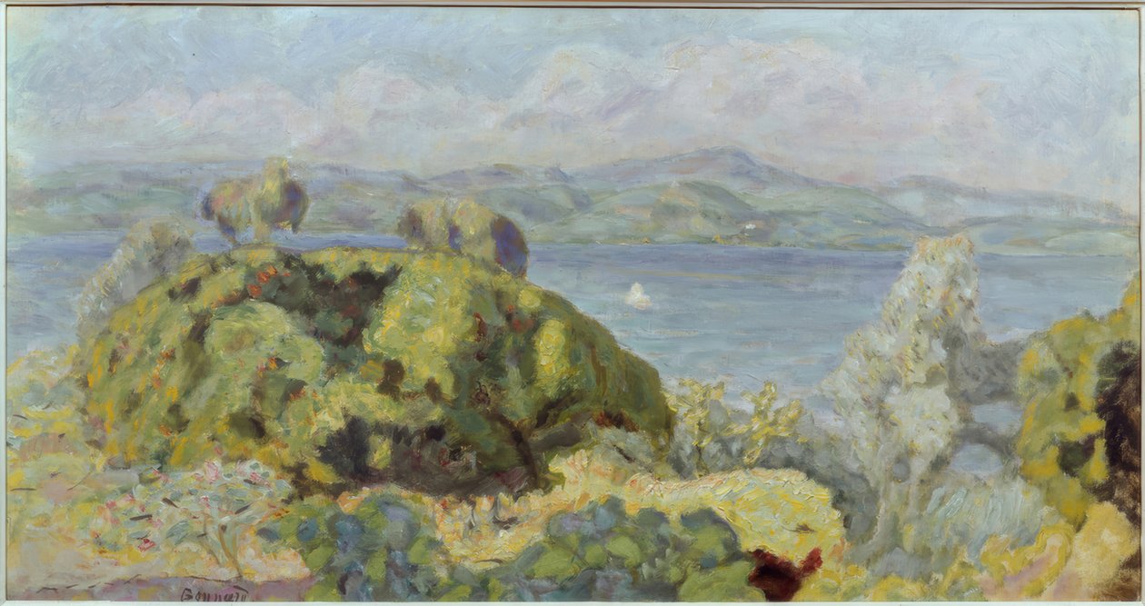 Maisema tai kaunis myrskyinen sää tekijältä Pierre Bonnard