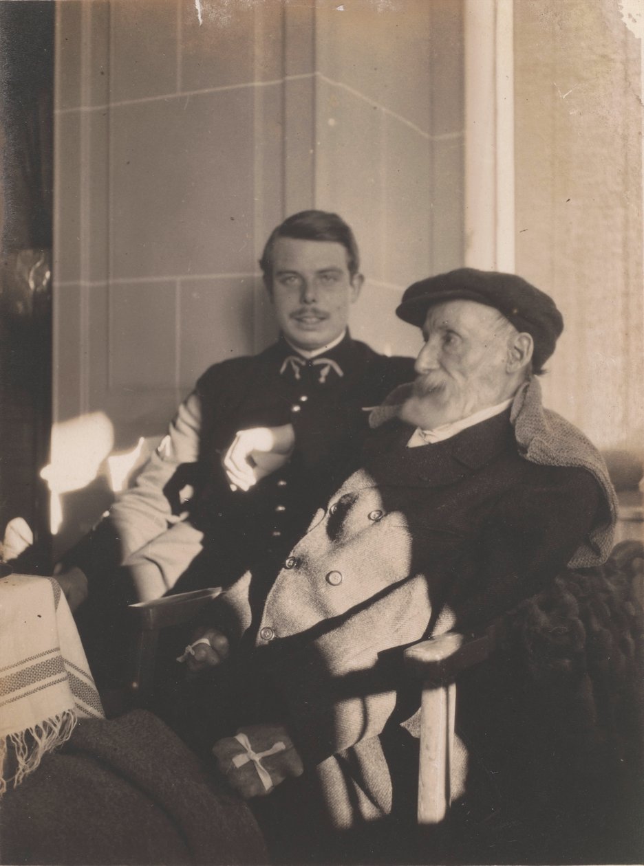 Pierre-Auguste ja Jean Renoir, n. 1916. tekijältä Pierre Bonnard