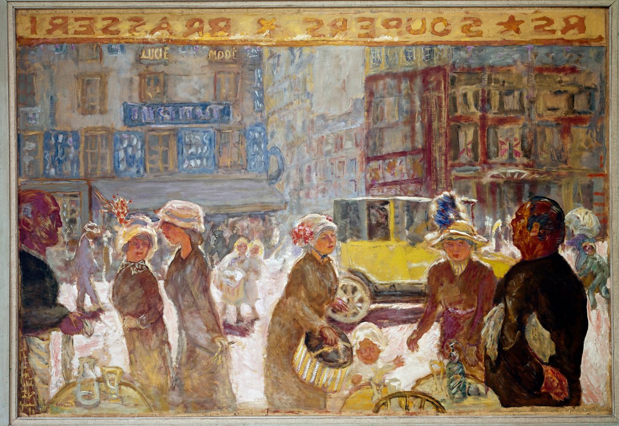 Place de Clichy (öljy kankaalle) tekijältä Pierre Bonnard