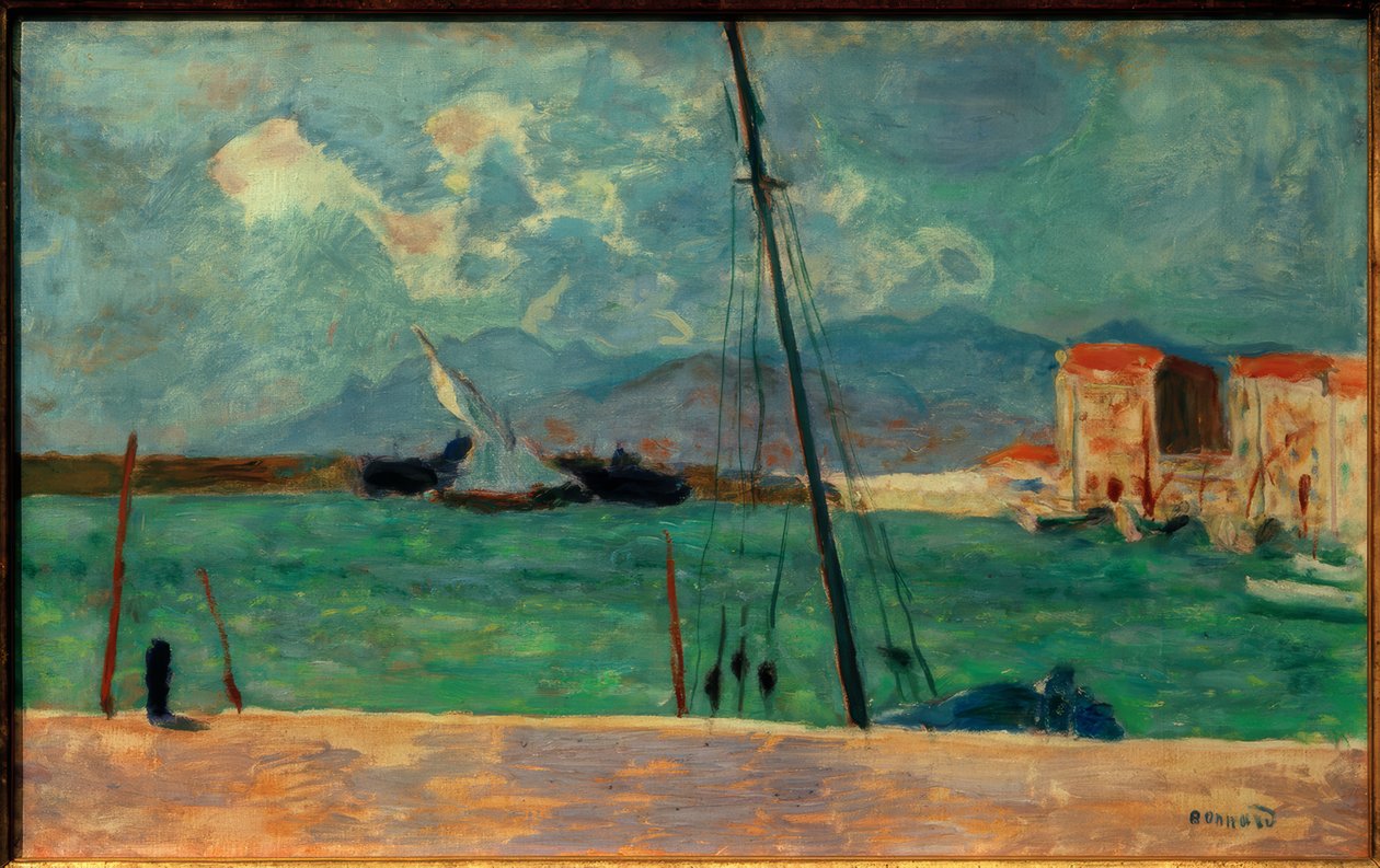 Port de Cannes tai La voile latine tekijältä Pierre Bonnard