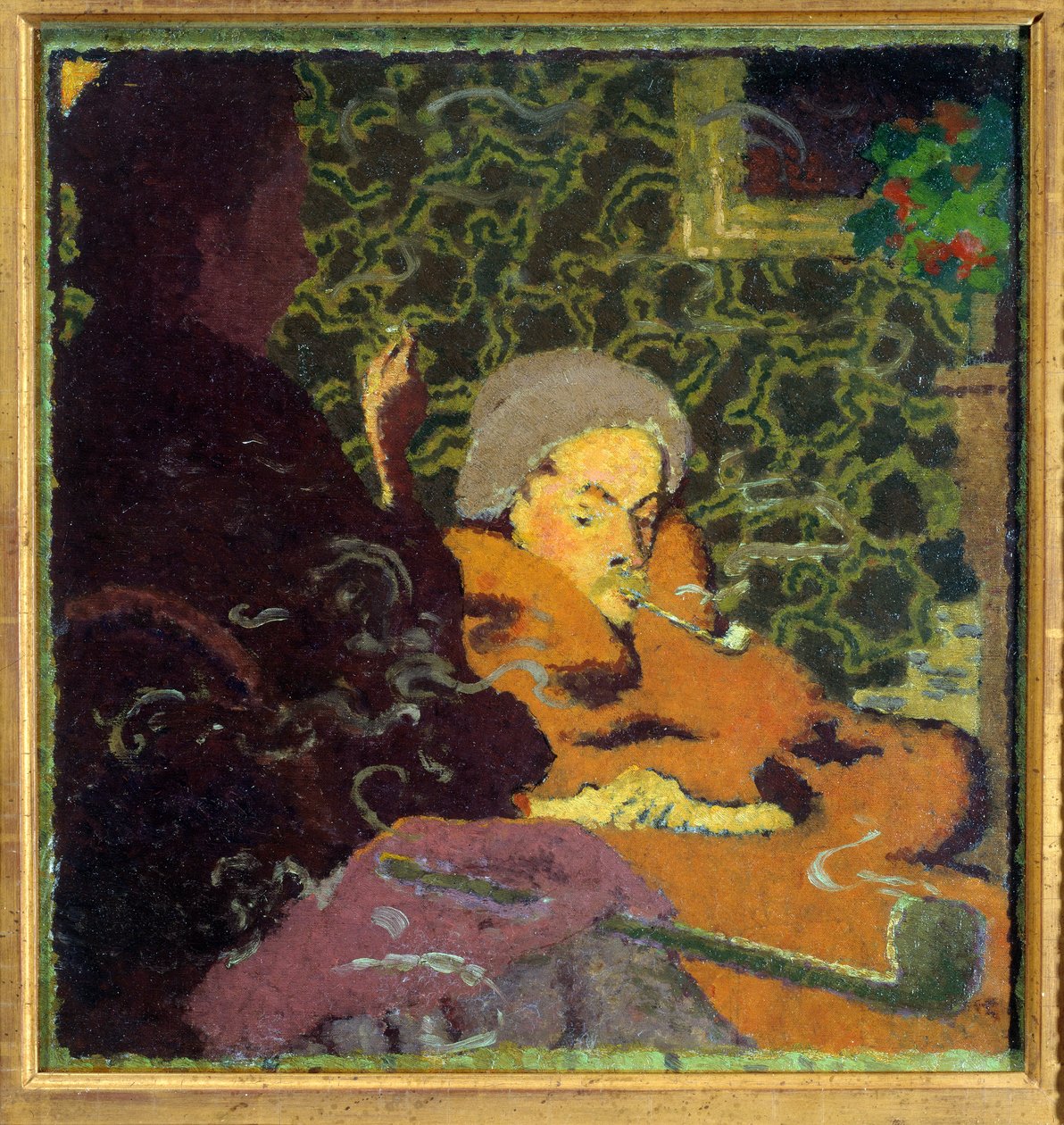 Yksityisyys. Hahmot polttavat piippua tekijältä Pierre Bonnard