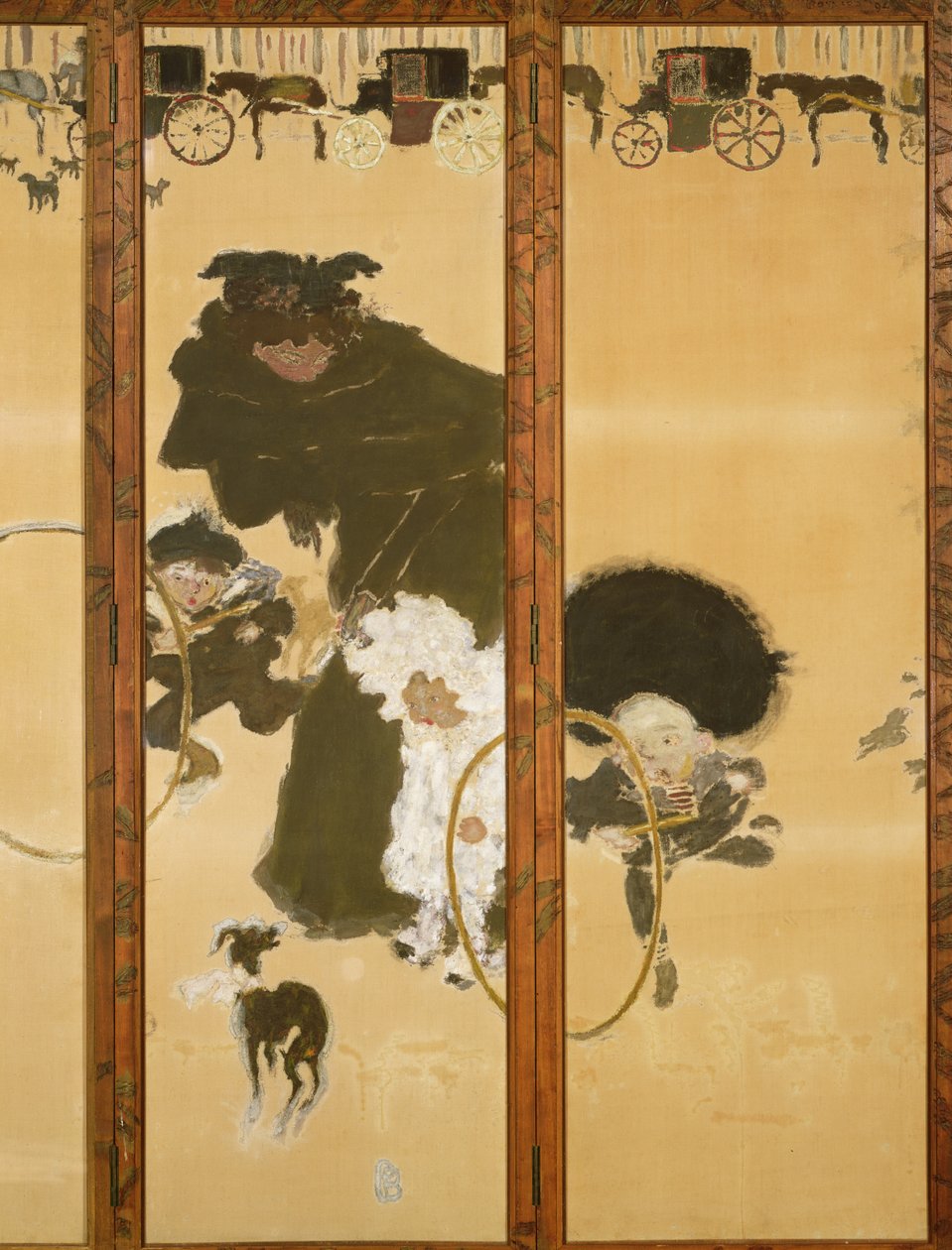 Sairaanhoitajat kävelevät tekijältä Pierre Bonnard
