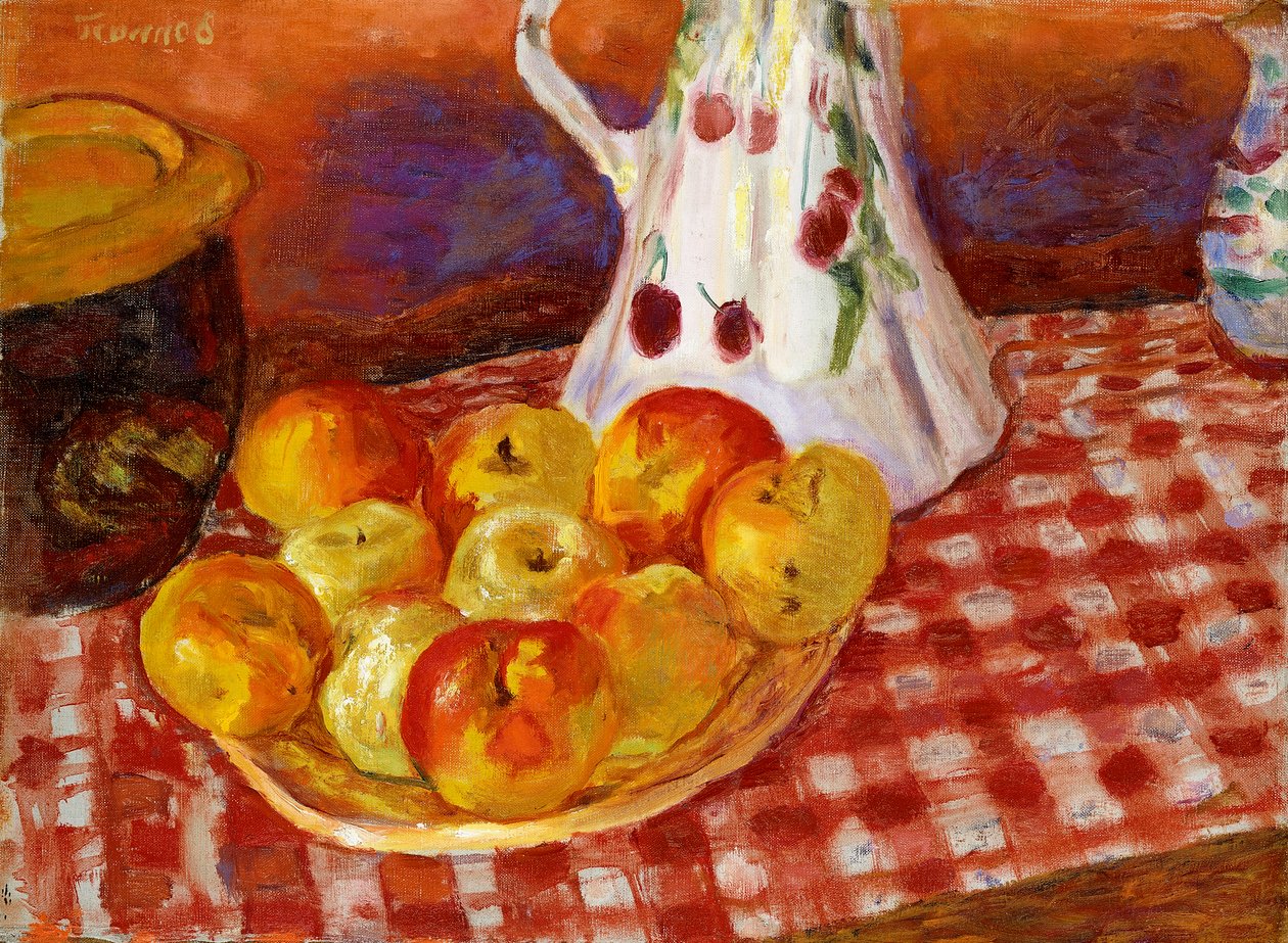 Punaiset ja keltaiset omenat tekijältä Pierre Bonnard