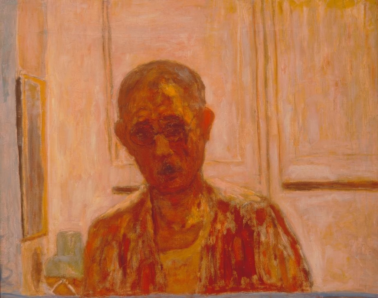Selbstbildnis im Spiegel tekijältä Pierre Bonnard