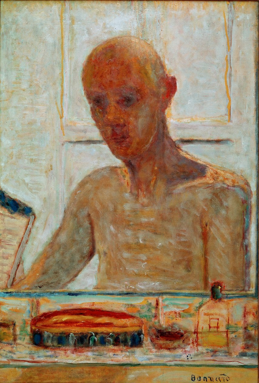 Pierre Bonnardin (1867-1947) omakuvamaalaus 1900-luvun kokoelma Madame Frank F. Gould tekijältä Pierre Bonnard