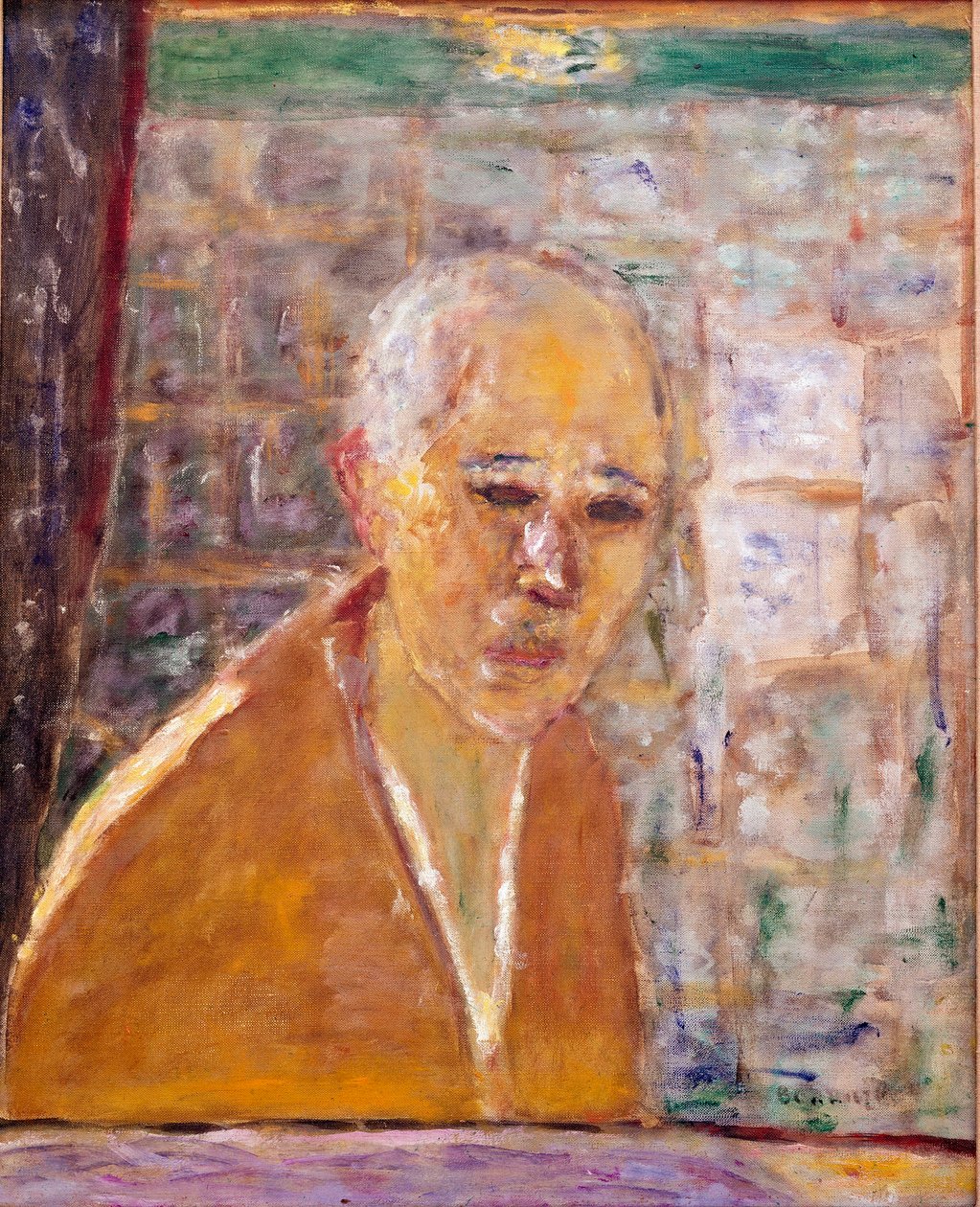 Pierre Bonnardin omakuvamaalaus (1867-1947) 1945 Dim. 56x46 cm New York, mallisto Donald S. Stralem tekijältä Pierre Bonnard