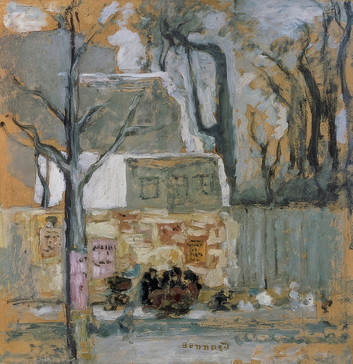 Katukulma Pariisissa. Noin 1905 tekijältä Pierre Bonnard