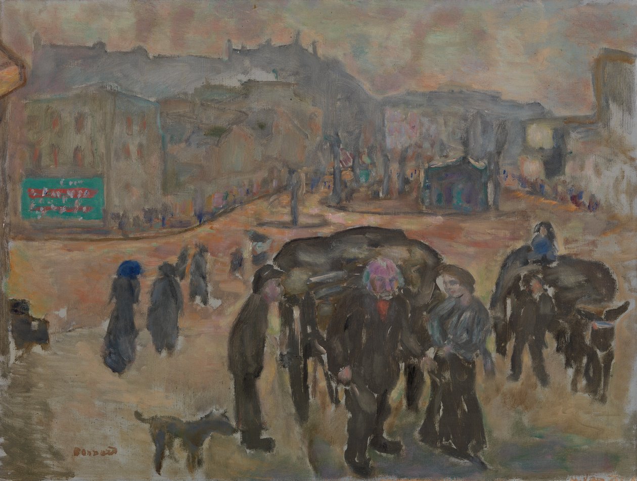 Katukuvaus (öljy kankaalle) tekijältä Pierre Bonnard