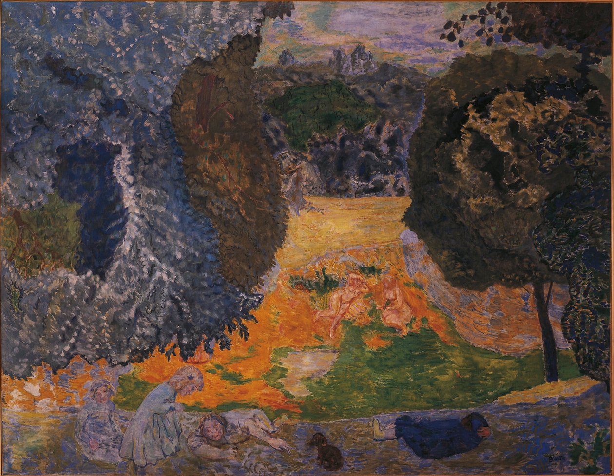 Kesä 1917 (öljy kankaalle) tekijältä Pierre Bonnard