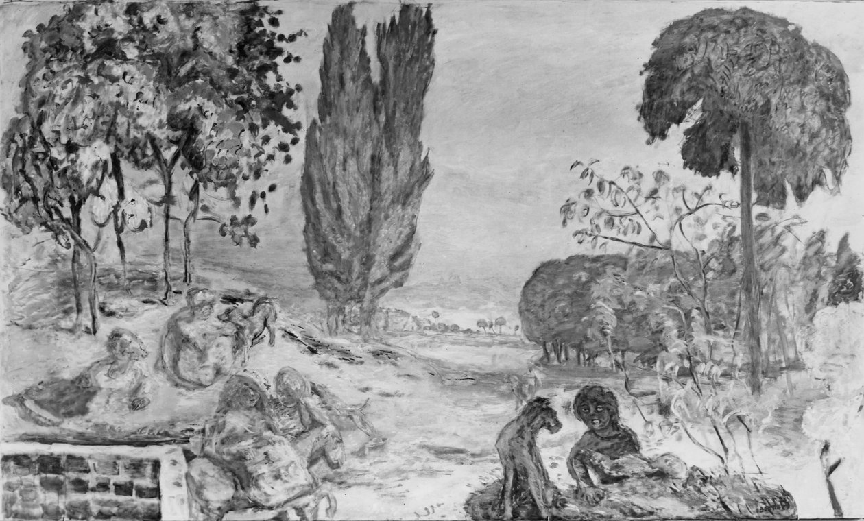 Kesäilta (öljy kankaalle) tekijältä Pierre Bonnard