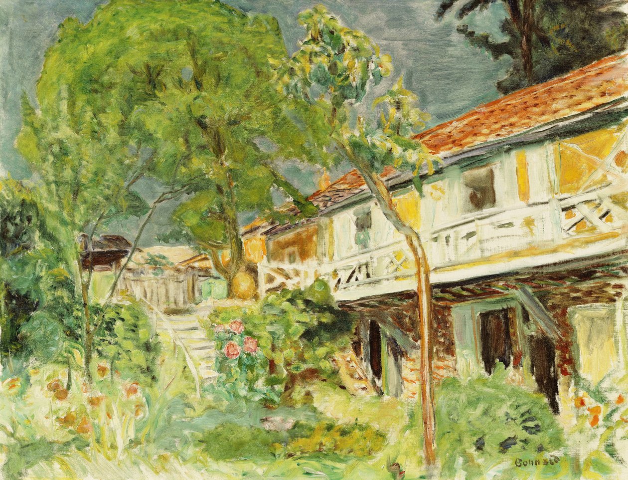 Summer Sky (My Caravan, Vernonnet) tekijältä Pierre Bonnard