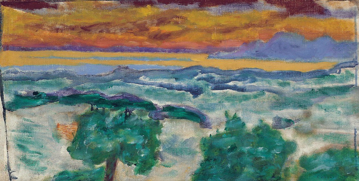 Auringonlasku tekijältä Pierre Bonnard