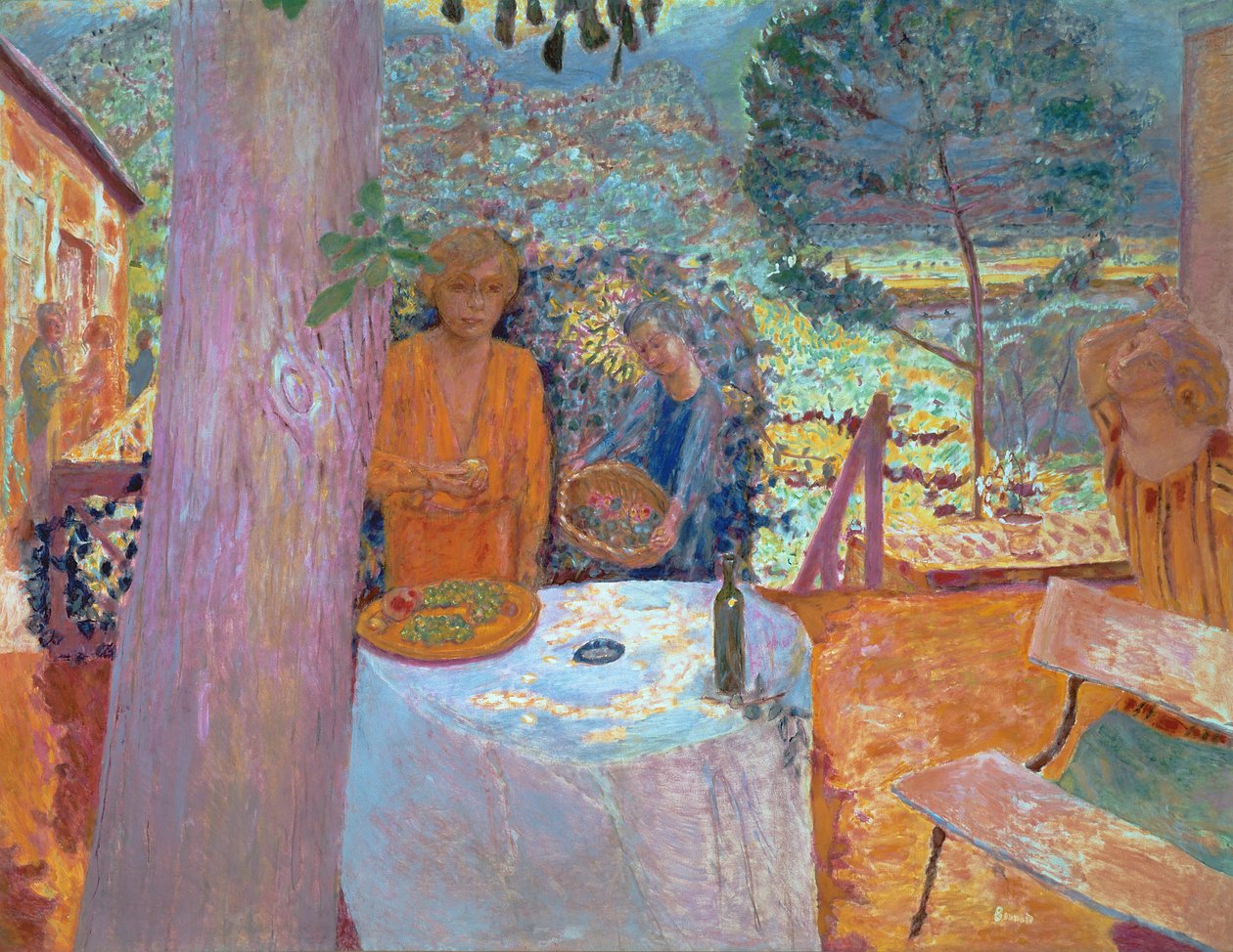Terassi Vernonissa, 1920-39 tekijältä Pierre Bonnard