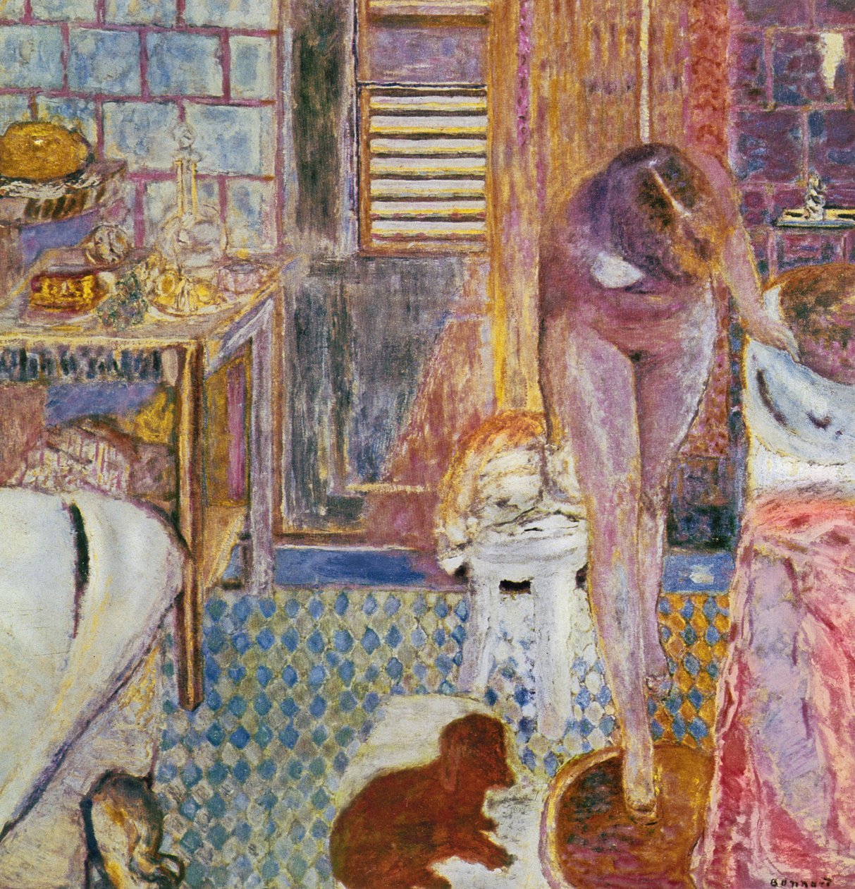 Kylpyhuone, 1932 tekijältä Pierre Bonnard