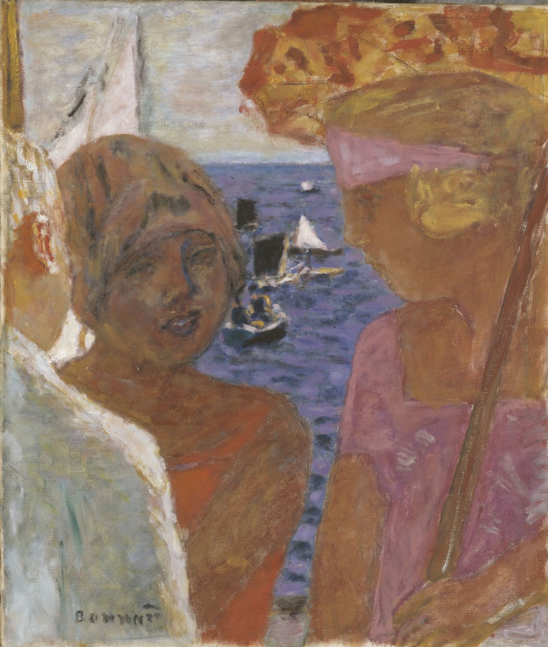 Keskustelu Arcachonissa tekijältä Pierre Bonnard