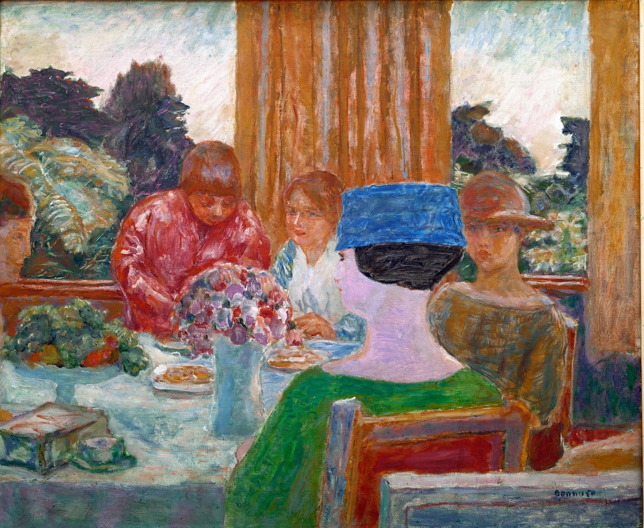 Pierre Bonnardin pieni sininen hattumaalaus (1867-1947) 1917 Dim. 66x79 cm Pariisi, Winterthur, yksityinen kokoelma tekijältä Pierre Bonnard