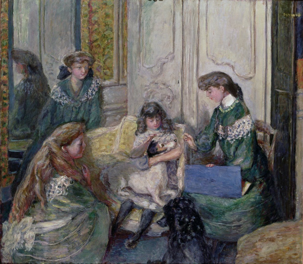 Natanson Girls, 1906-10 tekijältä Pierre Bonnard