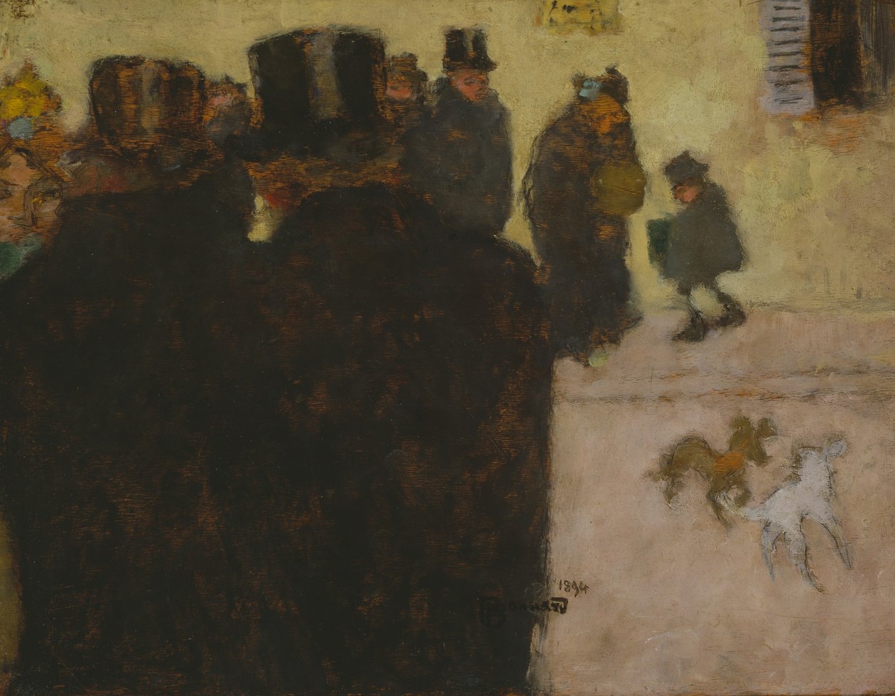 Katu talvella tekijältä Pierre Bonnard