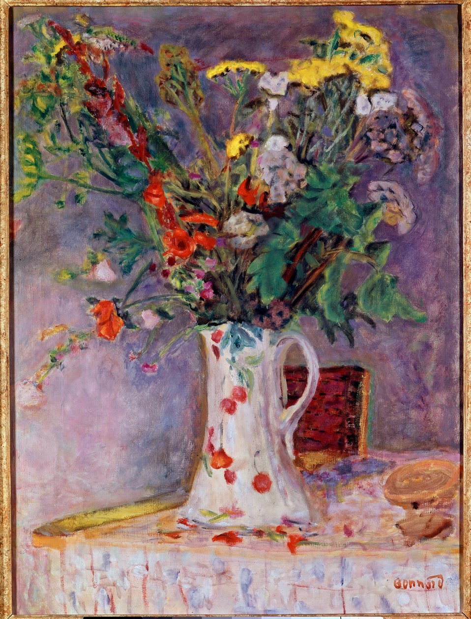Maljakko kukkia tekijältä Pierre Bonnard