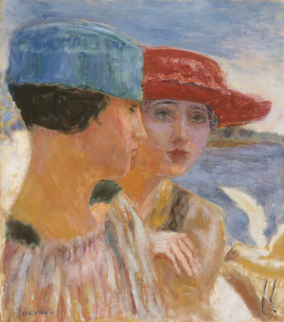 Nuoret tytöt lokin kanssa, 1917. tekijältä Pierre Bonnard