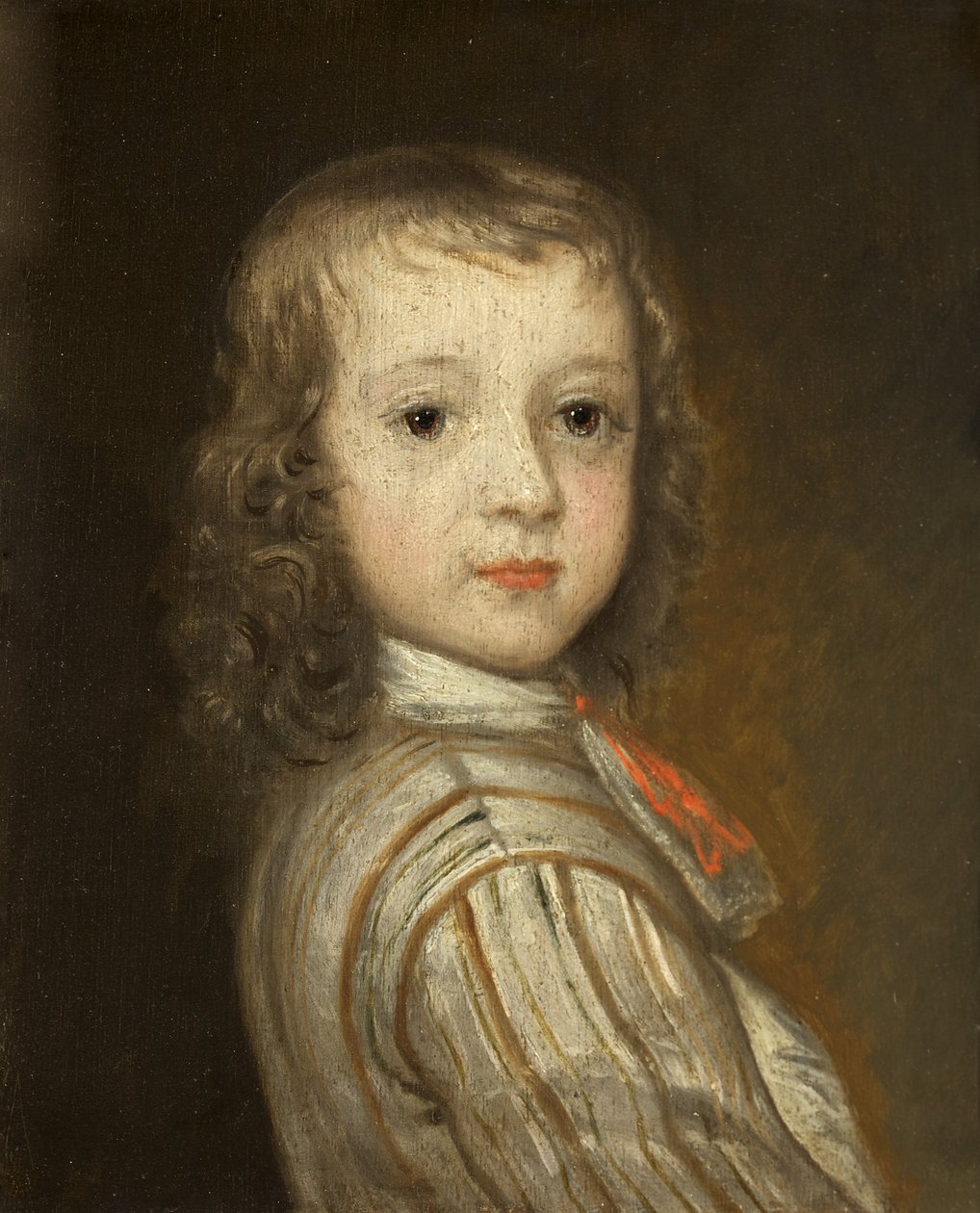 Muotokuva Hugh Smythistä lapsena, n. 1670 (öljy paneelille) tekijältä Pierre Bourguignon