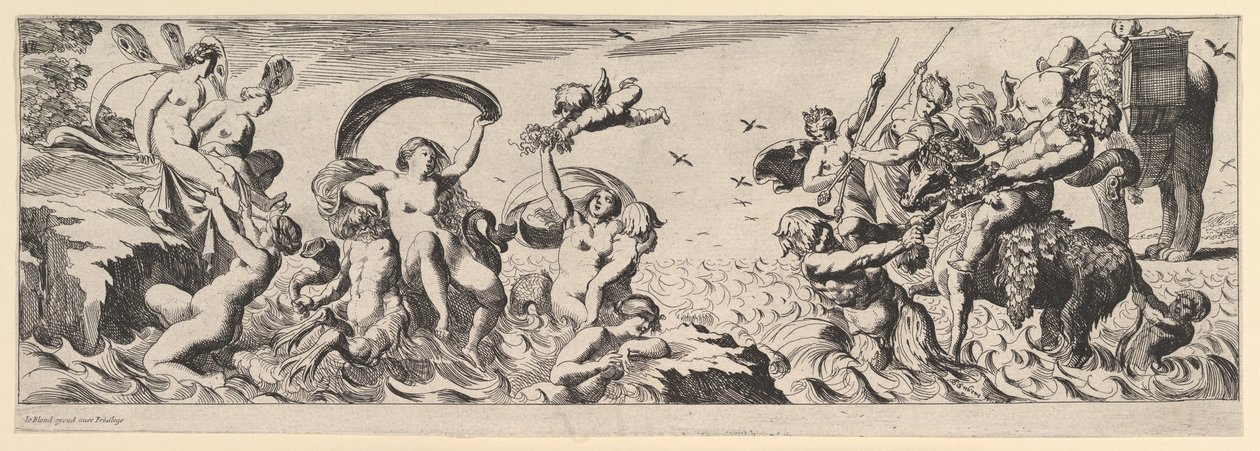 Bacchanal, 1600-luku. tekijältä Pierre Brebiette