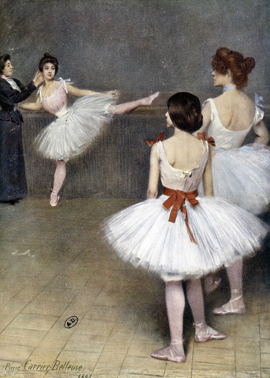 Klassinen tanssi: Pierre Carrier Belleusen balerinat vuonna 1897 tekijältä Pierre Carrier Belleuse