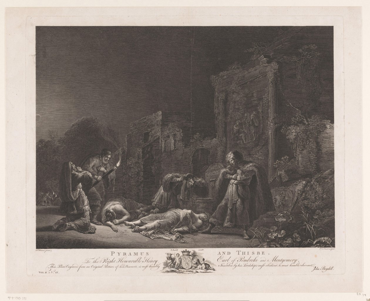 Pyramus ja Thisbea Pyramus ja Thisbe (otsikko esineessä) Englannin tärkeimmät maalaukset (sarjan nimi) Englannin suurimmat maalaukset (sarjan nimi) tekijältä Pierre Charles Canot