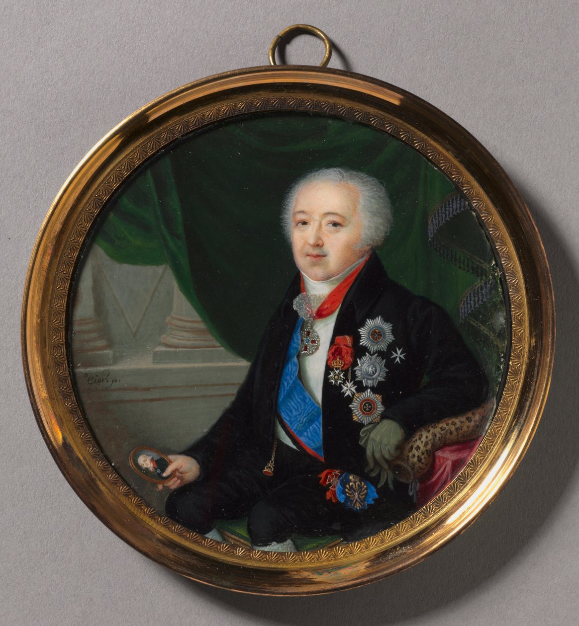 Prinssi Alexander Bezborodkon muotokuva tekijältä Pierre Charles Cior